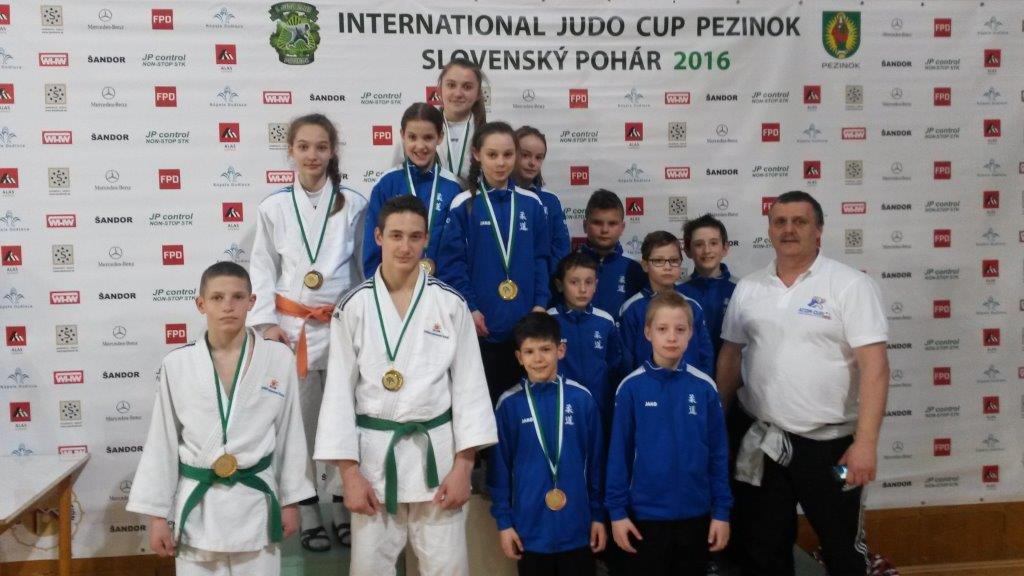 A hétvégén Pezinokban jártak judosaink